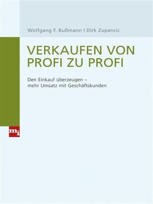 cover image of Verkaufen von Profi zu Profi